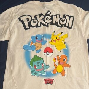 Complex Family Style Pokemon Graphic T-Shirt